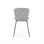 Eetkamerstoel Lass | Grijs Polyester