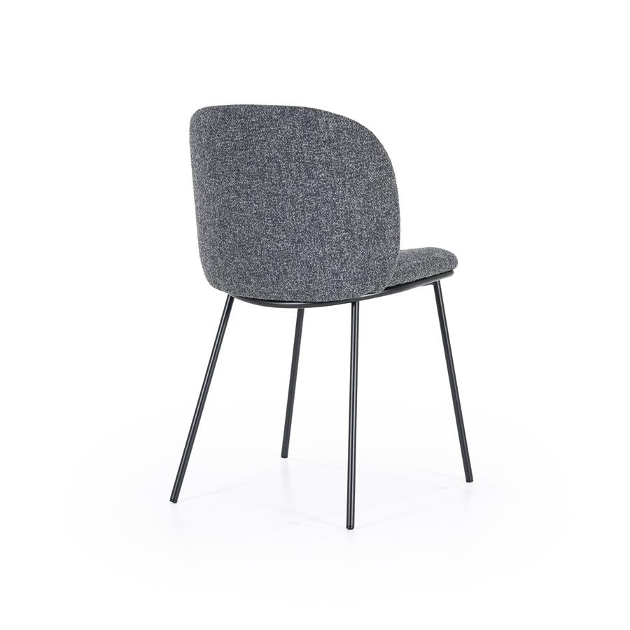 Eetkamerstoel Clypso | Grijs Polyester
