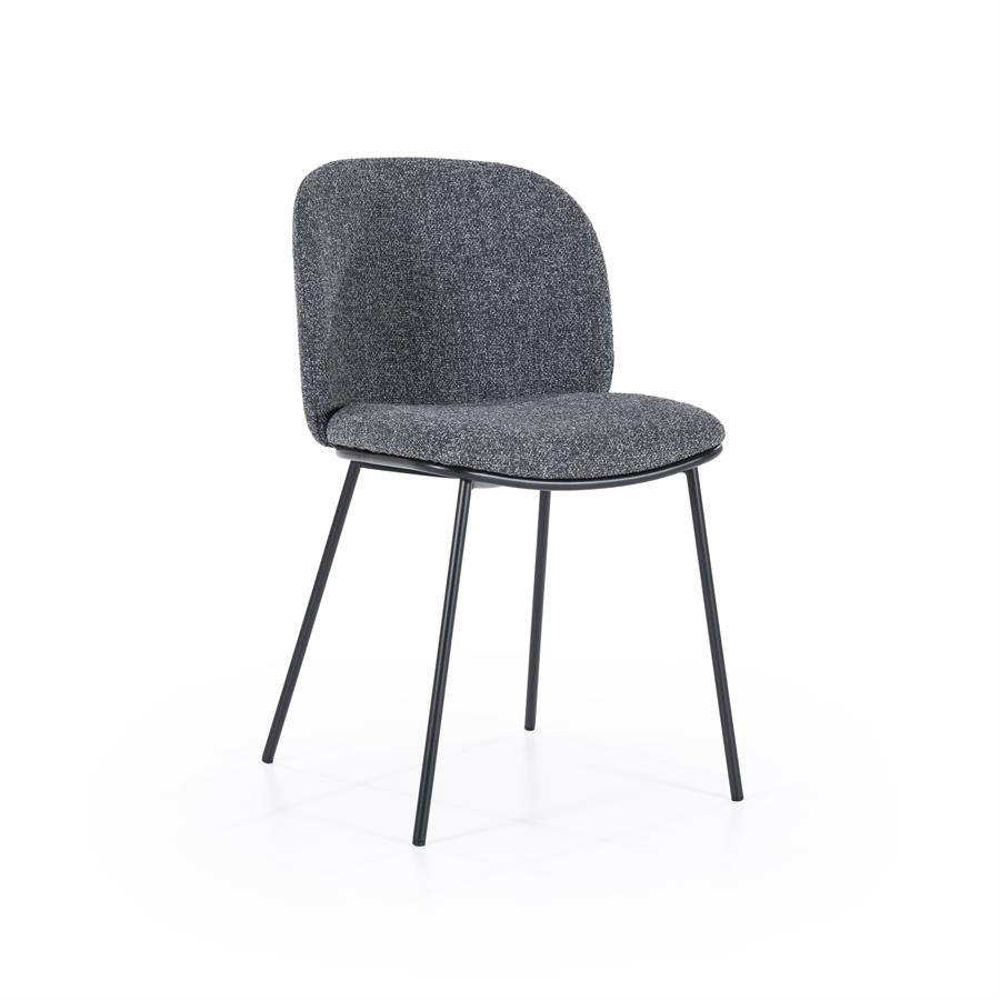 Eetkamerstoel Clypso | Grijs Polyester