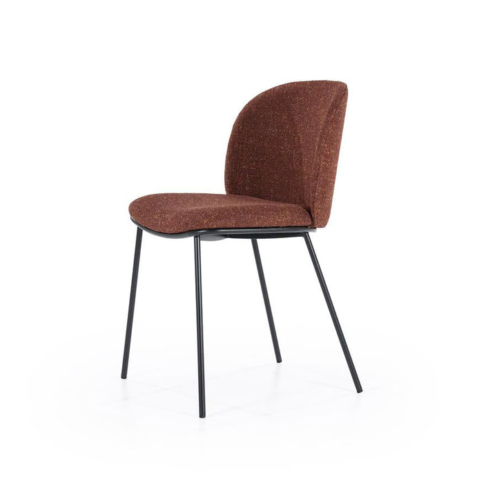 Eetkamerstoel Clypso | Terracota Polyester