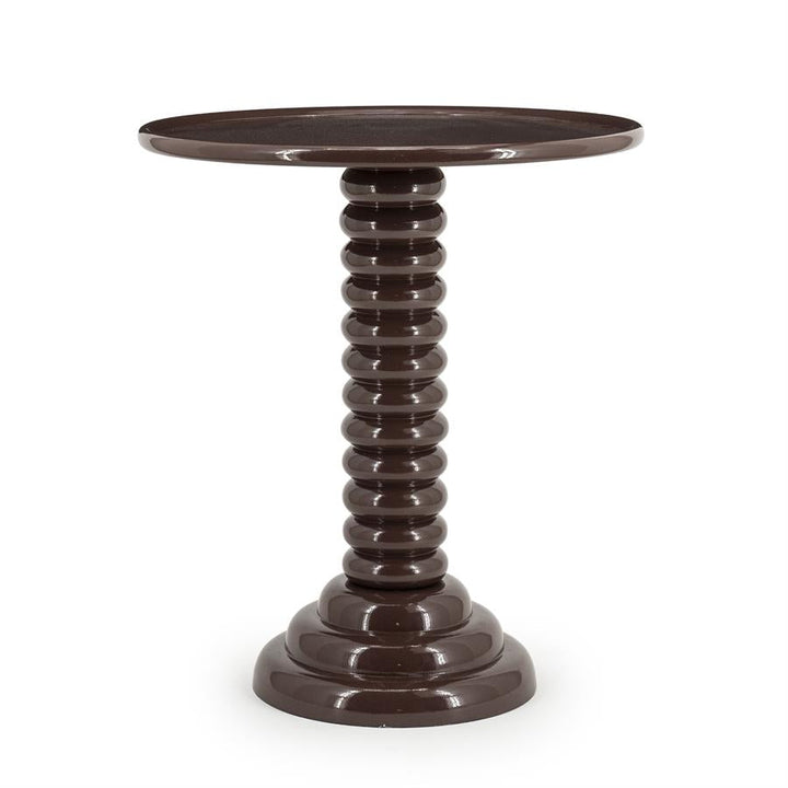 Bijzettafel Basco | Bruin Aluminium