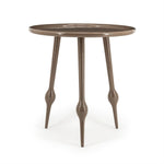 Bijzettafel Birdy | Bruin Aluminium
