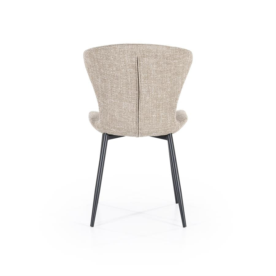 Eetkamerstoel Spinner | Taupe Polyester