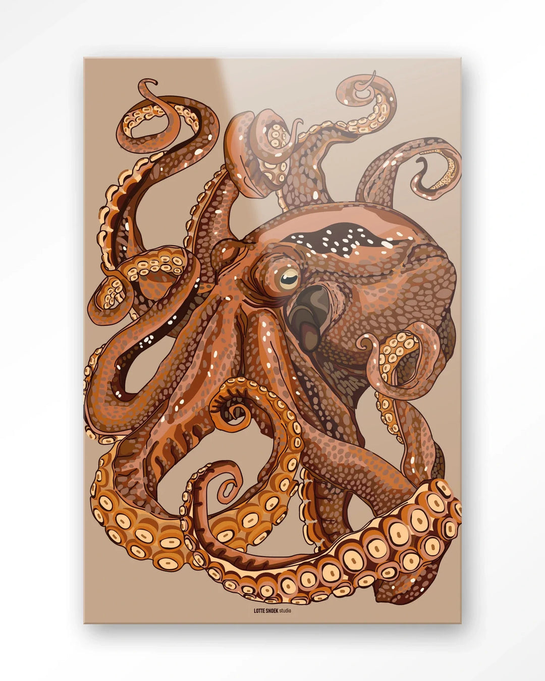 Pulpo - Moderne Wanddecoratie | Artprint, Glass Art & Wandkleed