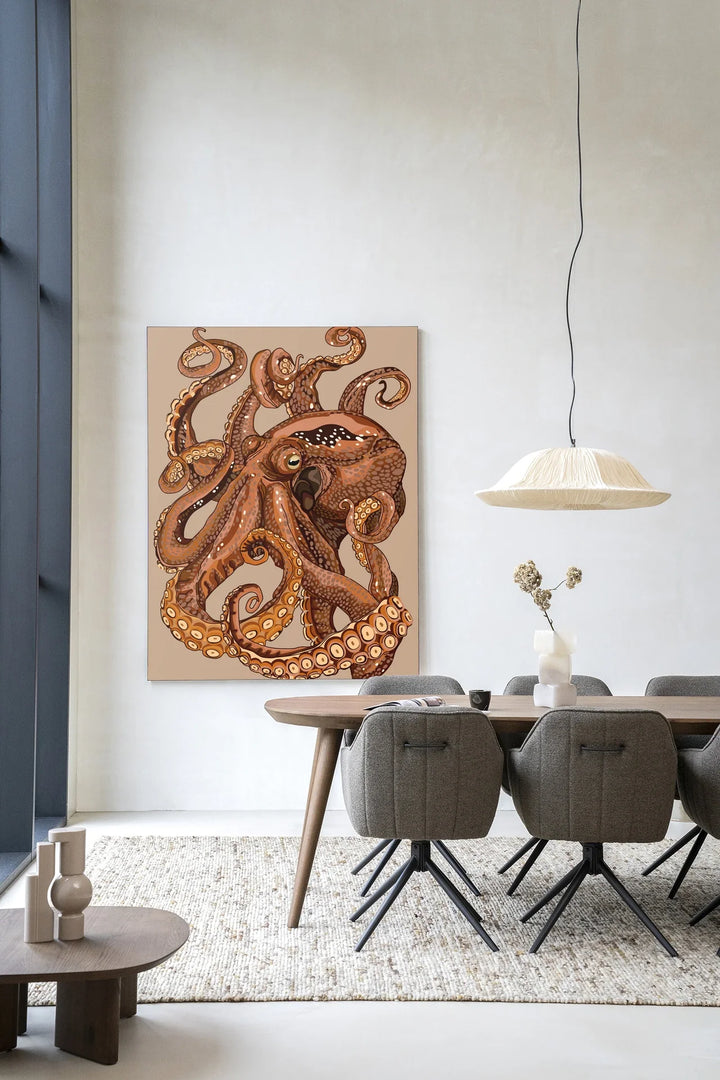 Pulpo - Moderne Wanddecoratie | Artprint, Glass Art & Wandkleed
