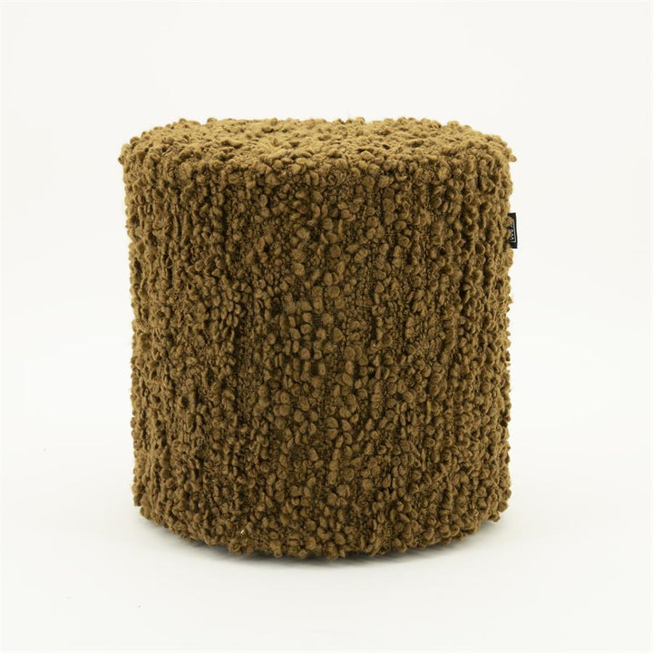 Poef Vista | Mosterdgeel Polyester