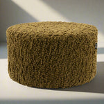 Poef Vista | Mosterdgeel Polyester
