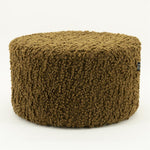 Poef Vista | Mosterdgeel Polyester
