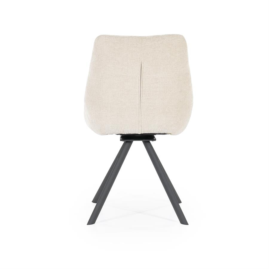 Eetkamerstoel Bliss | Taupe Stof