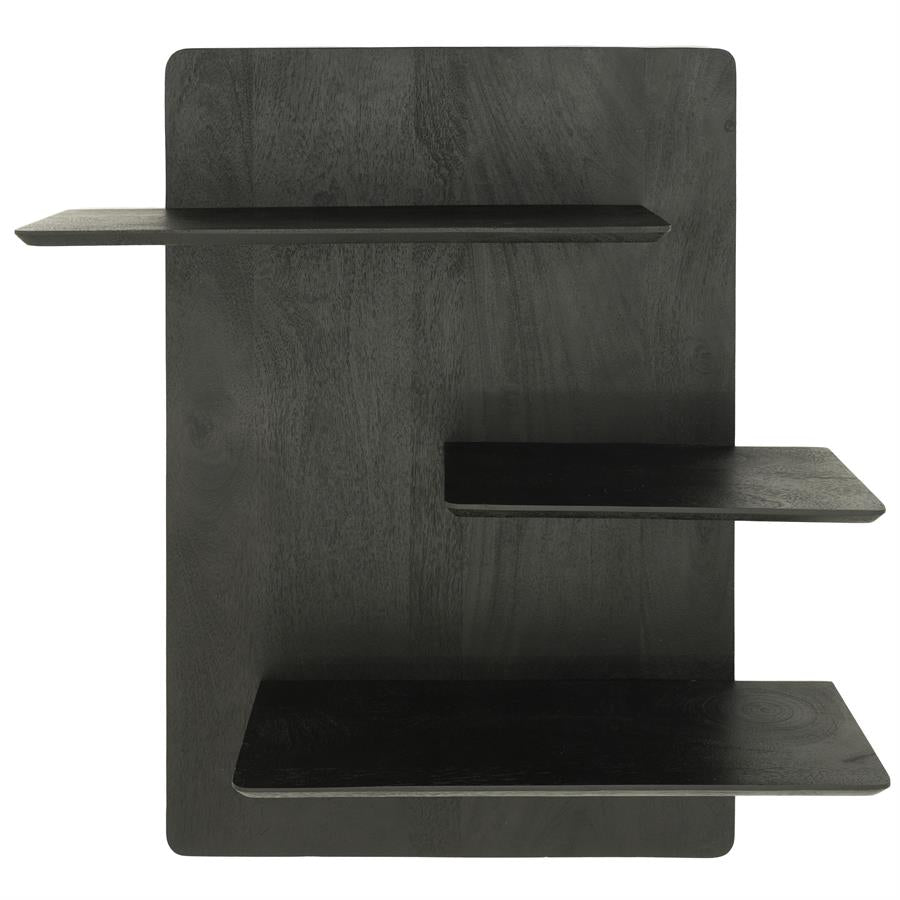 Wanddecoratie Seco | Zwart Mangohout