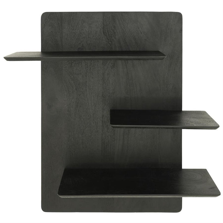 Wanddecoratie Seco | Zwart Mangohout
