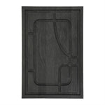 Wand decoratie Sylvia | Zwart Mangohout
