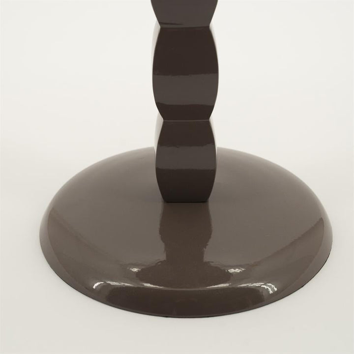 Bijzettafel Prinz | Donker Taupe Aluminium