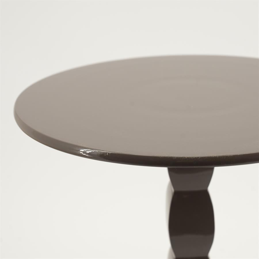 Bijzettafel Prinz | Donker Taupe Aluminium