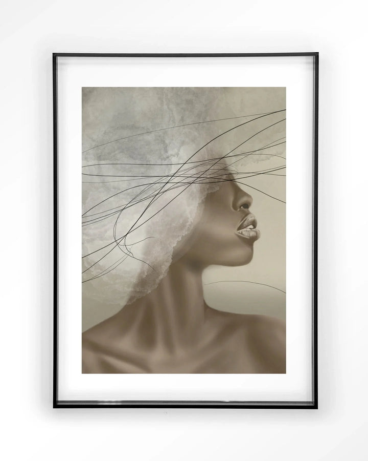 Cloudy thoughts - Moderne Wanddecoratie | Artprint, Glass Art & Wandkleed