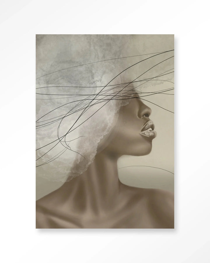 Cloudy thoughts - Moderne Wanddecoratie | Artprint, Glass Art & Wandkleed