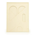 Wand decoratie Pluto | Wit Polyfoam