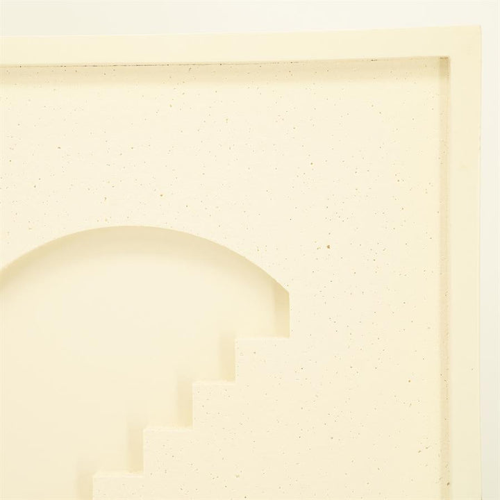 Wand decoratie Pluto | Wit Polyfoam