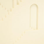 Wand decoratie Pluto | Wit Polyfoam