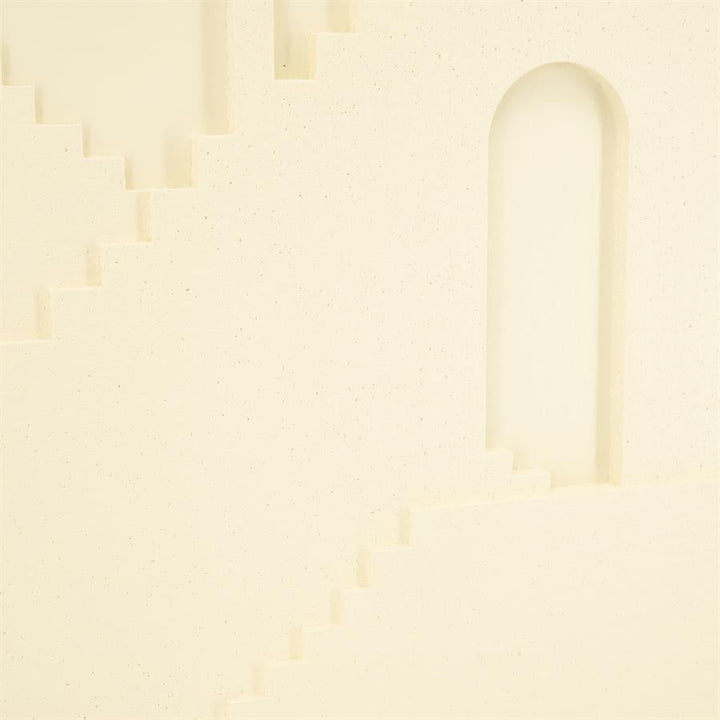 Wand decoratie Pluto | Wit Polyfoam