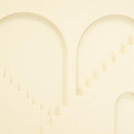 Wand decoratie Pluto | Wit Polyfoam