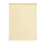 Wand decoratie Pluto | Wit Polyfoam