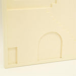 Wand decoratie Pluto | Wit Polyfoam