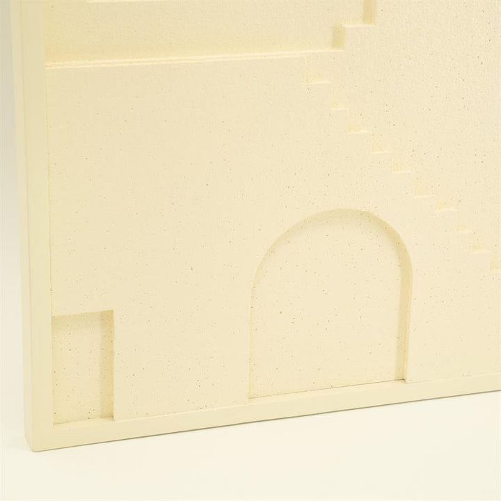 Wand decoratie Pluto | Wit Polyfoam
