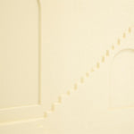Wand decoratie Pluto | Wit Polyfoam