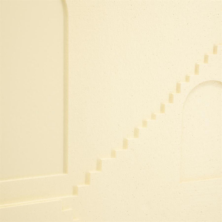 Wand decoratie Pluto | Wit Polyfoam
