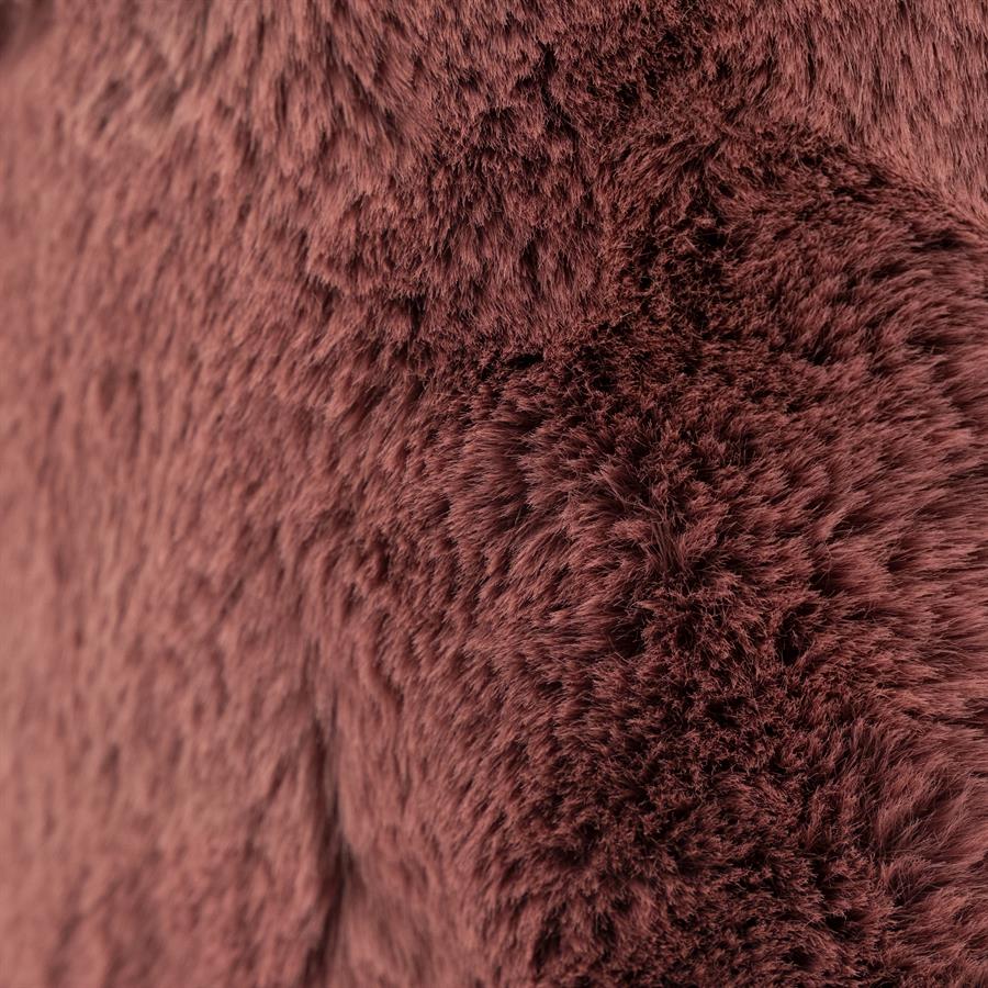 Poef Mosa | Burgundy Polyester