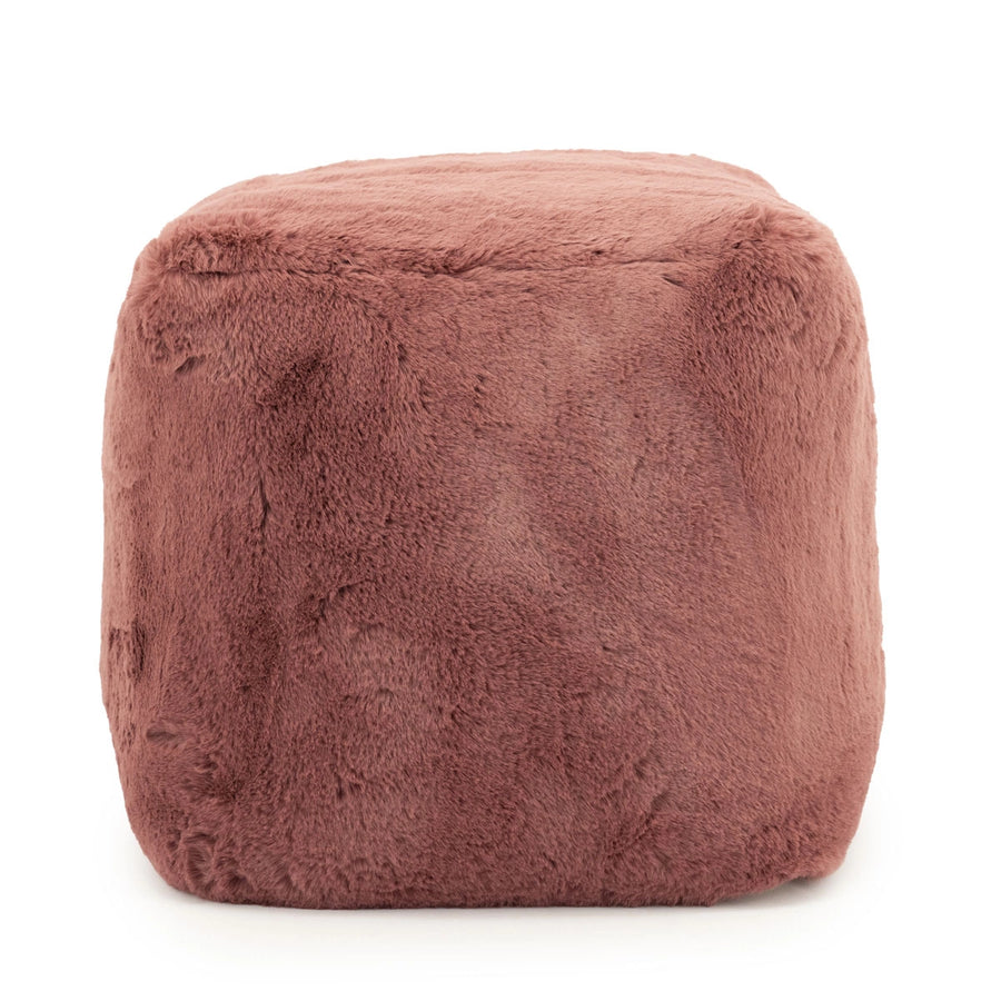 Poef Mosa | Beige Polyester