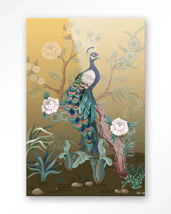 Peacock - Moderne Wanddecoratie | Artprint, Glass Art & Wandkleed