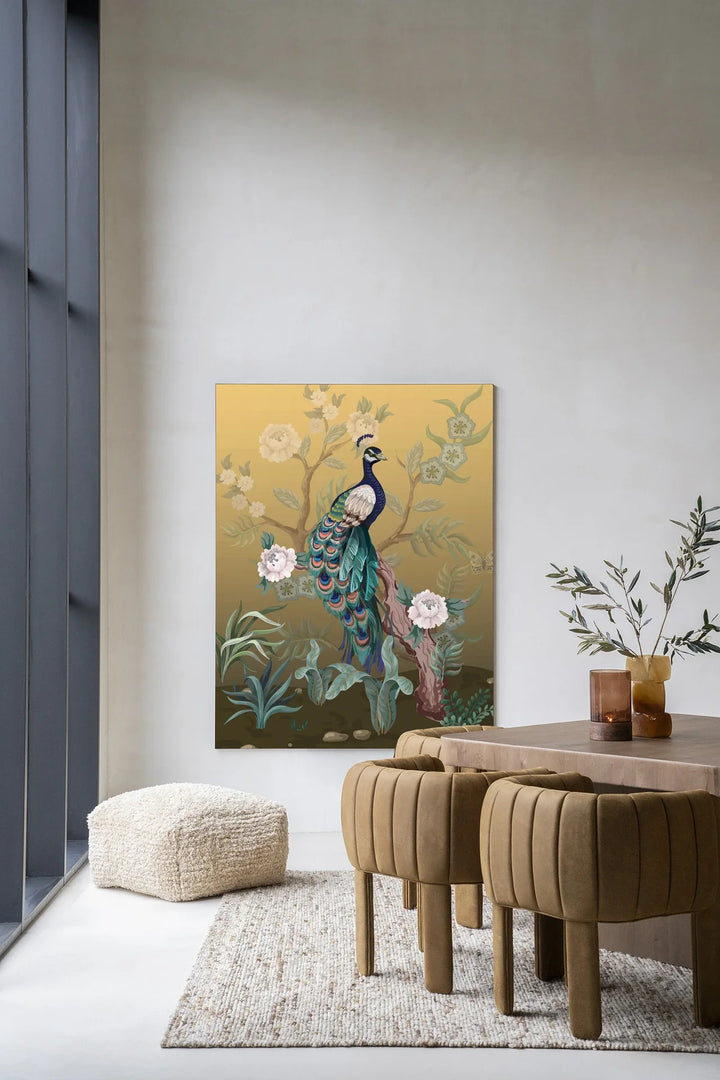 Peacock - Moderne Wanddecoratie | Artprint, Glass Art & Wandkleed
