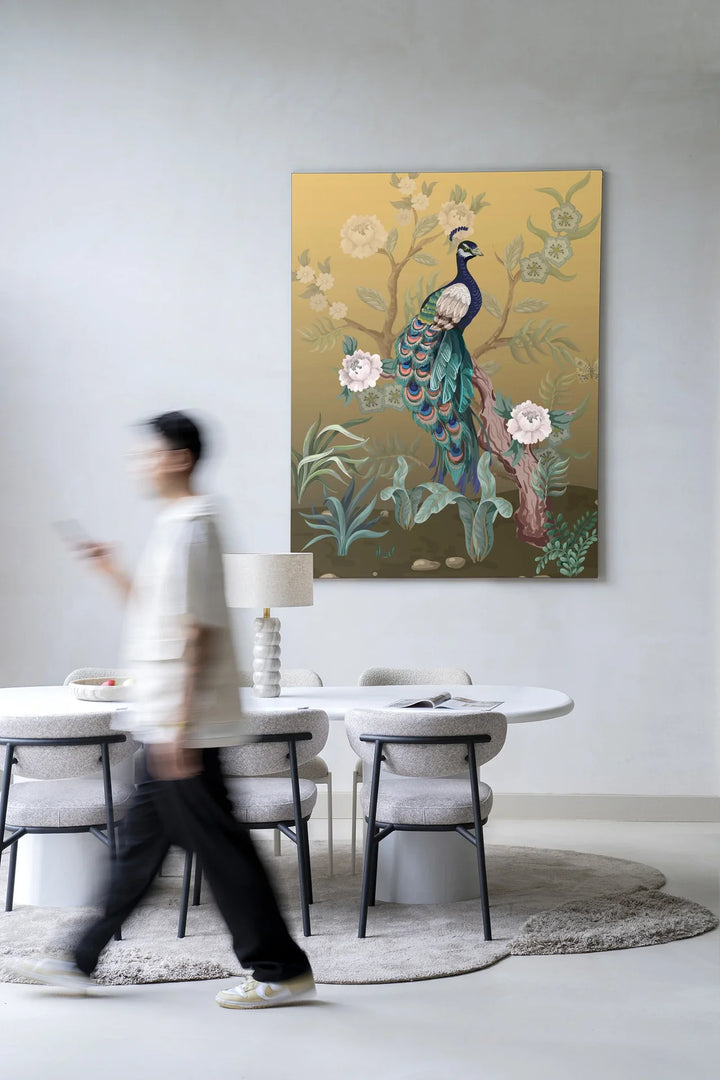Peacock - Moderne Wanddecoratie | Artprint, Glass Art & Wandkleed