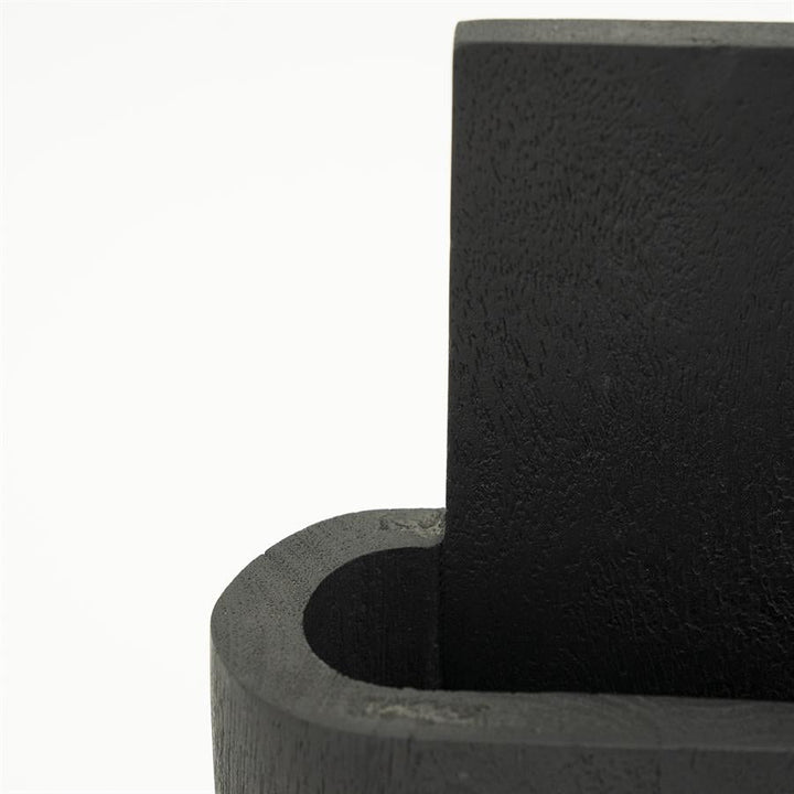 Wand decoratie Isis | Zwart Mangohout