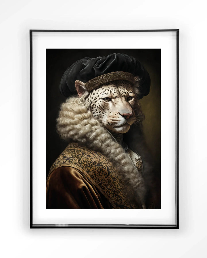 Snow Leopard - Moderne Wanddecoratie | Artprint, Glass Art & Wandkleed