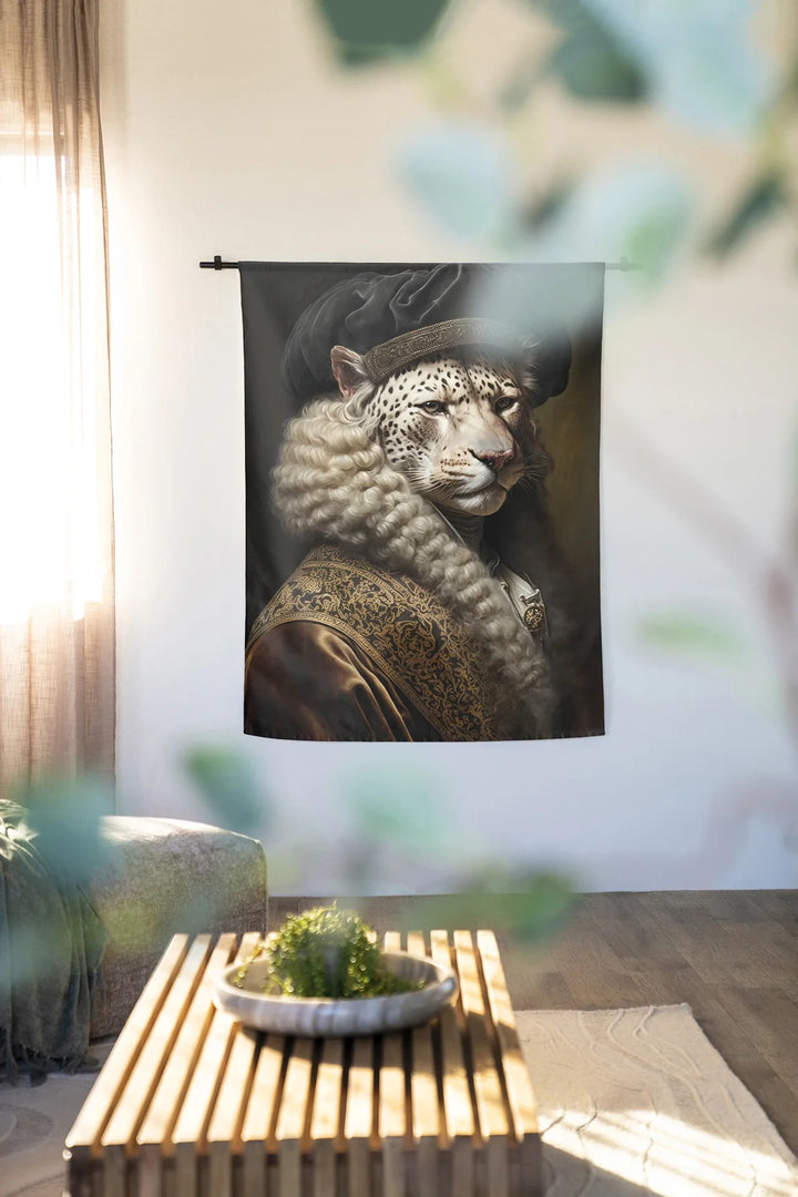 Snow Leopard - Moderne Wanddecoratie | Artprint, Glass Art & Wandkleed