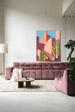 Botanical Stairs - Moderne Wanddecoratie | Artprint, Glass Art & Wandkleed