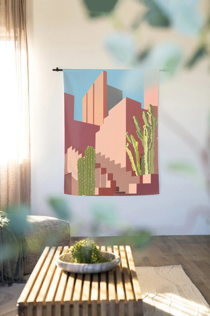 Botanical Stairs - Moderne Wanddecoratie | Artprint, Glass Art & Wandkleed