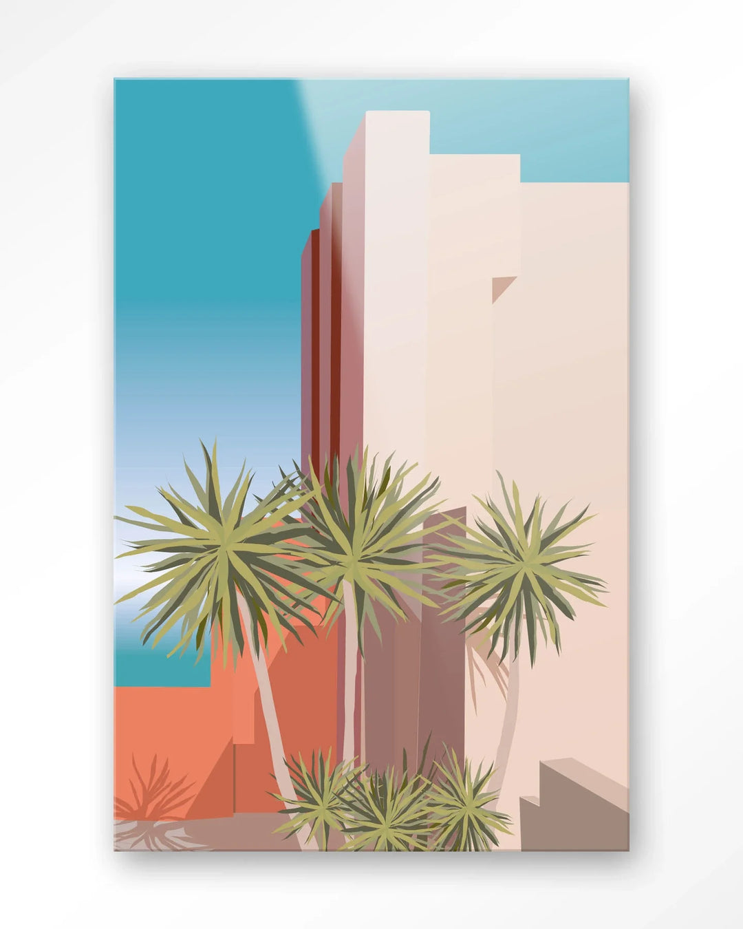 Tropical Place - Moderne Wanddecoratie | Artprint, Glass Art & Wandkleed