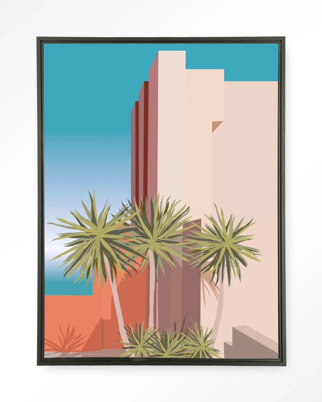 Tropical Place - Moderne Wanddecoratie | Artprint, Glass Art & Wandkleed