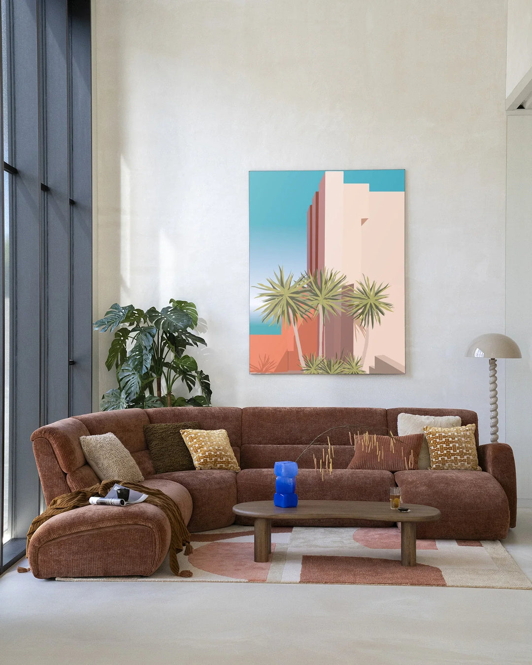 Tropical Place - Moderne Wanddecoratie | Artprint, Glass Art & Wandkleed