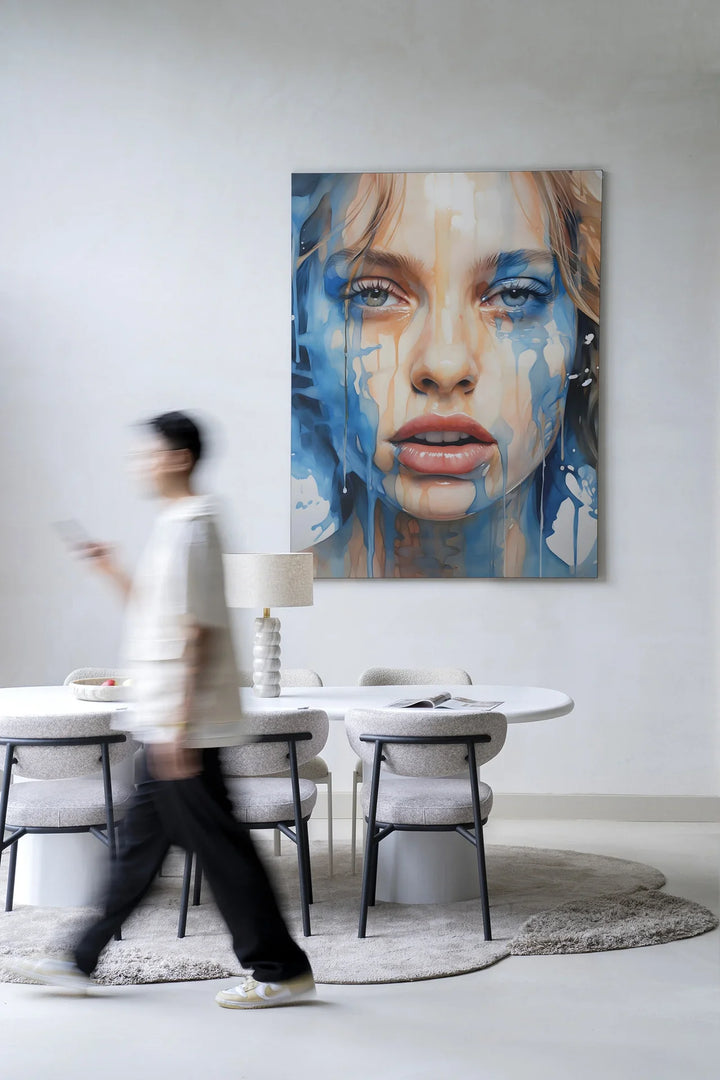 Aqua - Moderne Wanddecoratie | Artprint, Glass Art & Wandkleed