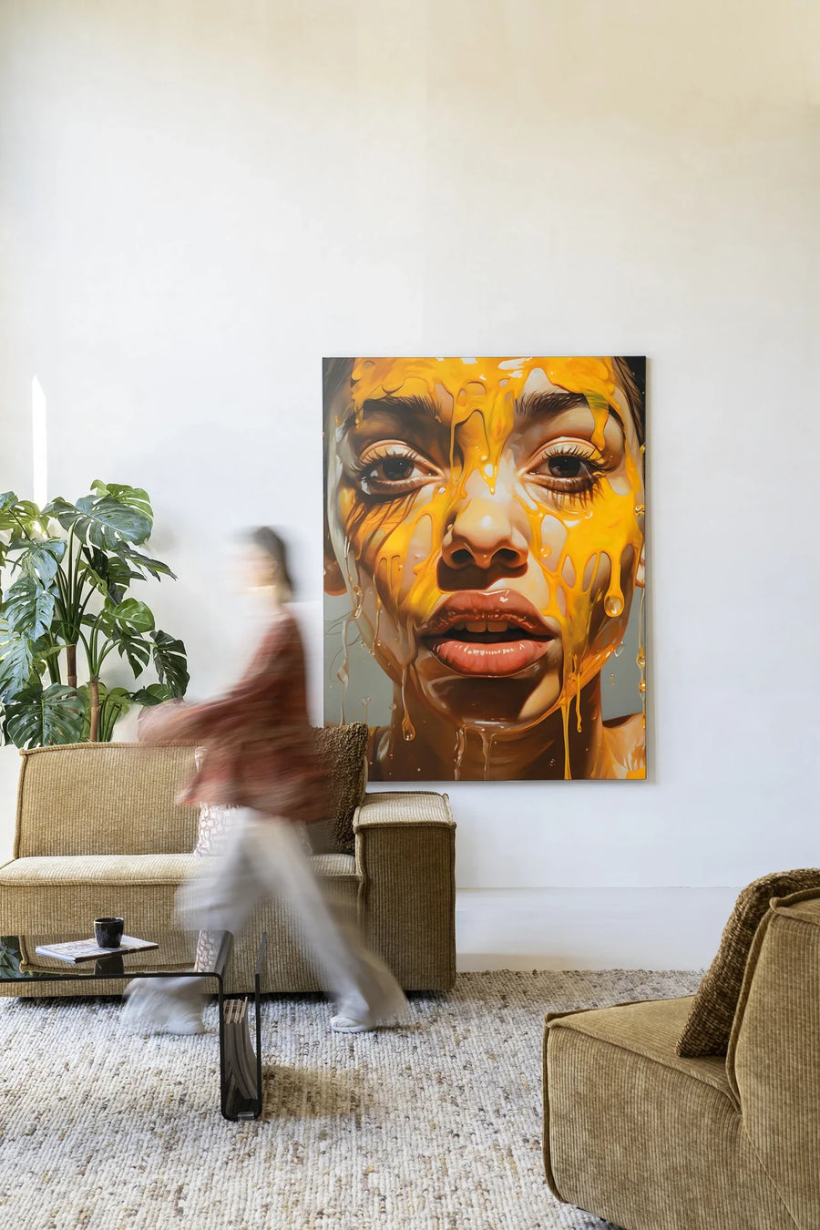 Honey - Moderne Wanddecoratie | Artprint, Glass Art & Wandkleed