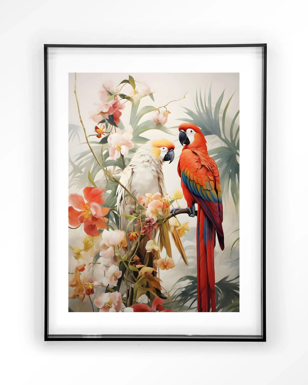 Lovebirds - Moderne Wanddecoratie | Artprint, Glass Art & Wandkleed