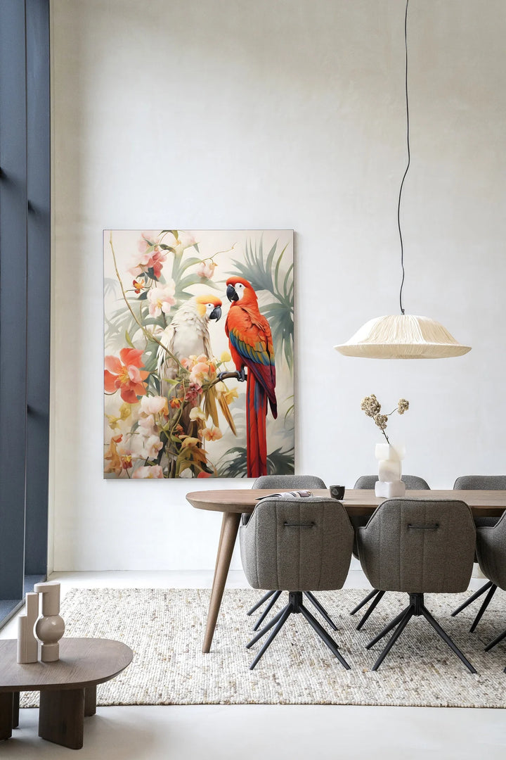 Lovebirds - Moderne Wanddecoratie | Artprint, Glass Art & Wandkleed