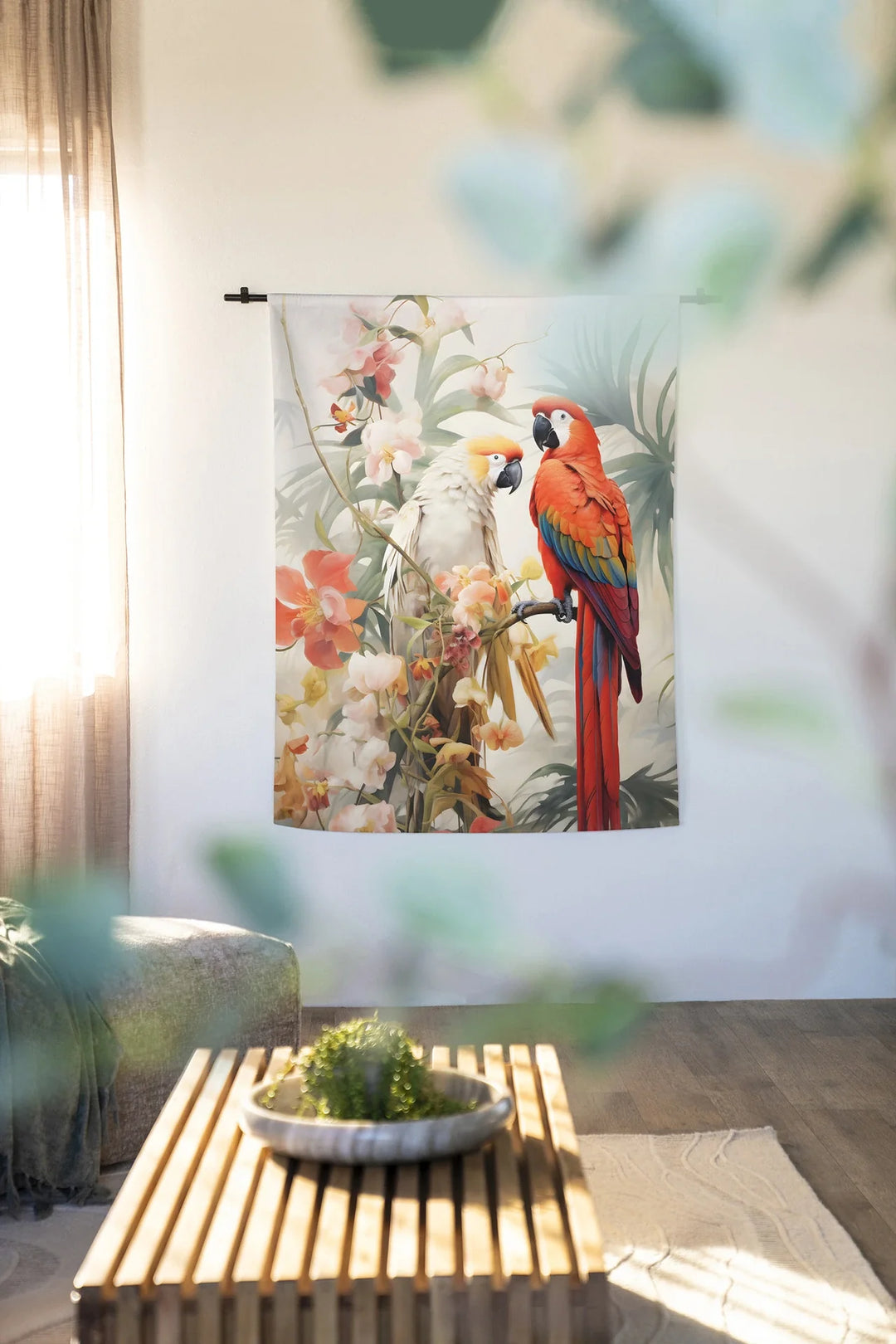 Lovebirds - Moderne Wanddecoratie | Artprint, Glass Art & Wandkleed