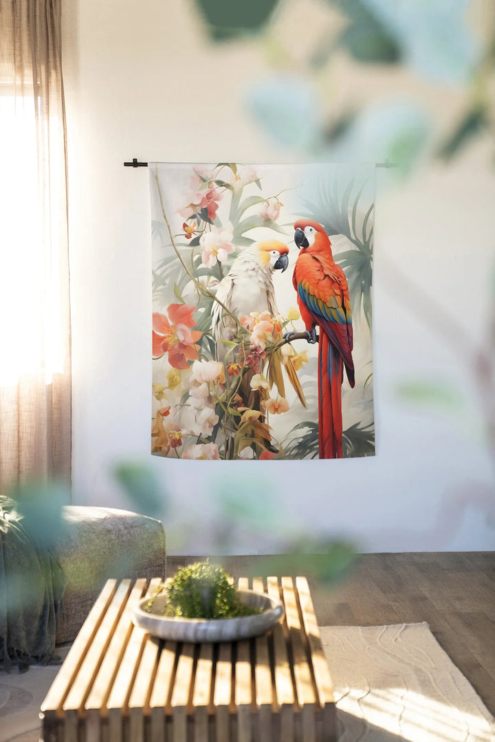 Lovebirds - Moderne Wanddecoratie | Artprint, Glass Art & Wandkleed