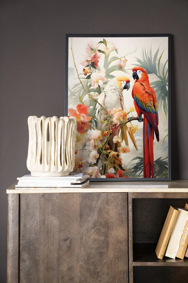 Lovebirds - Moderne Wanddecoratie | Artprint, Glass Art & Wandkleed